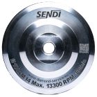 Uchwyt mocujący na rzep aluminiowy SENDI Ø100/M14 do padów polerskich